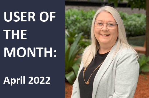 User of the month: April